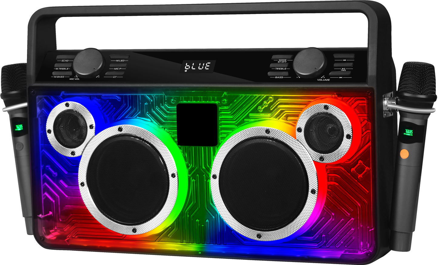 5.25"*2/USB/TF/FM/Bluetooth speaker