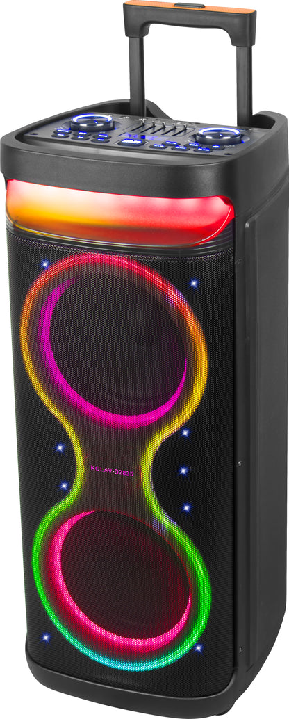 8"*2/USB/TF/FM/Bluetooth speaker